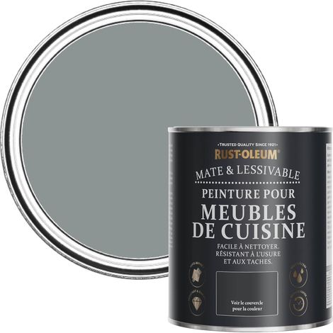 Peinture Grise pour Meubles de Cuisine, Finition Mate - Ardoise 750ml (1/5)