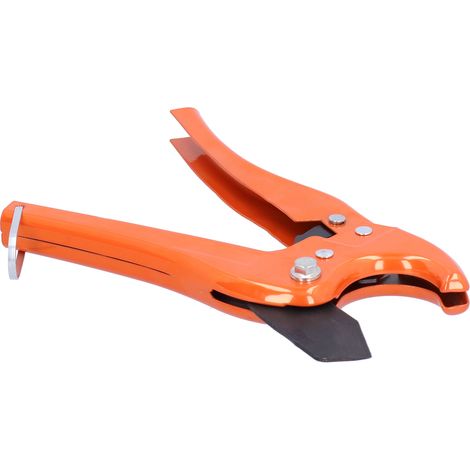 Coupe-tubes PVC avec cliquet autobloquant, outil de coupe pour tubes en polypropylène (PPR), accessoire de plomberie, orange (1/5)