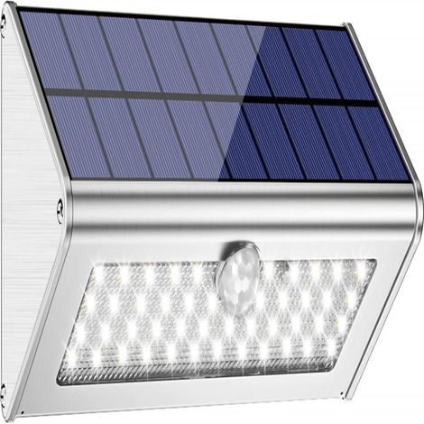 Projecteur solaire extérieur étanche IP65 sans fil, 4500 mAh, 46 LED, pour jardin. (1/5)