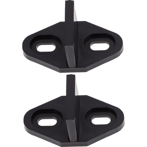 Guide de sol pour porte coulissante POM, noir (1/5)