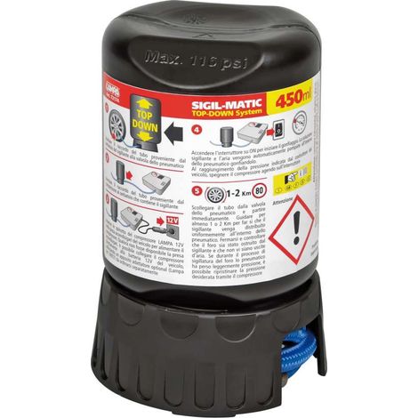Kit liquido sigillante per pneumatici 450 ml