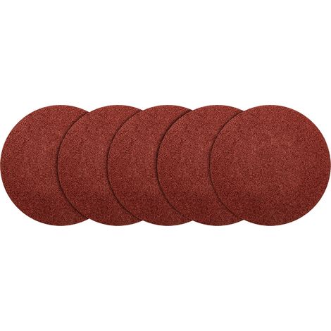 Discos de lijado con velcro de 125 mm, P220, 5 unidades, sin agujeros (1/3)