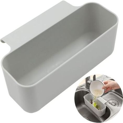 Panier de Vidange Evier Crépine - Facile à Utiliser, pour Cuisine, Support de Séchage au-dessus d'Évier, 1Pcs (1/5)