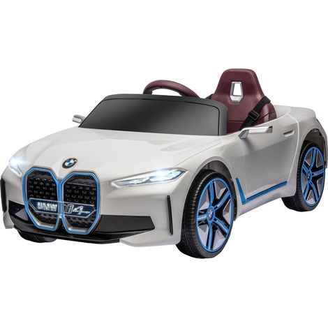Macchina Elettrica per Bambini 12V con Licenza BMW I4 Bianca (1/5)