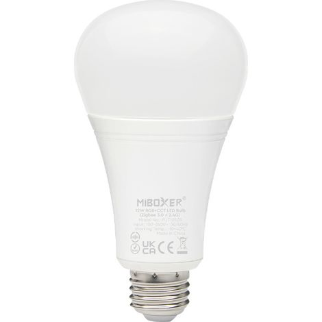 FUT105ZR 12W RGB+CCT bulb with Zigbee 3.0 + 2.4 GHz power supply