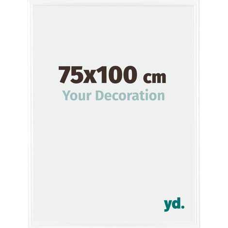 yd. - Cadre photo 75x100 - Blanc Brillant - Plastique - Bordeaux