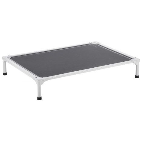 Cama Elevada para Perros 1065 x 760 x 180 mm Estructura de Metal Malla Transpirable Cama para Mascotas Portátil Carga de 40 kg para Mantener Frescas a las Mascotas Interior Exterior, Talla L (1/5)