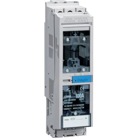 Hager LT0056 interruttore 3 poli 100 A taglia NH000