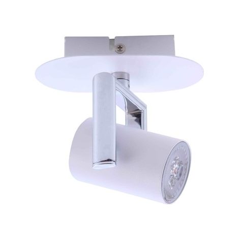 Regleta “Oroel” con foco orientable GU10 – Blanco (1/2)