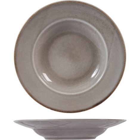 H&H 819377 Piatti Fondi Grigio 24 cm