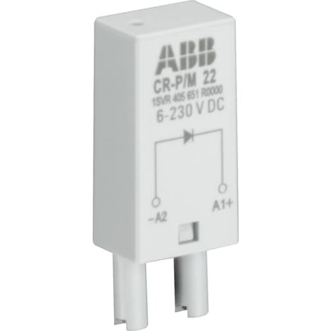 Module débrochable Cr-M Varistance et LED Verte 24-60VAC/DC 1SVR405655R4100 ABB 240565541