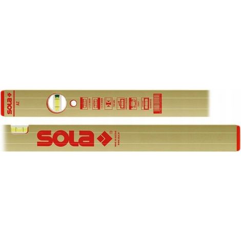 SOLA  Nivel  AZ  60cm  Aluminio  oro  0,5  mm/m  -  1160801