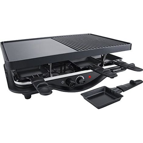 Steba RC 28 appareil à raclette noir 1400W 8 poêles (1/3)