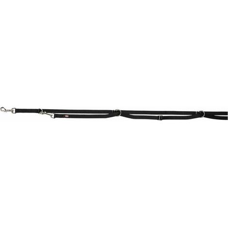 Ramal ajustable para perro Trixie XS Negro XS/S 3 m (1/4)