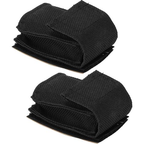 Ensemble de 2 étuis pour piles de basse 9V, support de micro de guitare en nylon, housse de protection et accessoires inclus. (1/5)