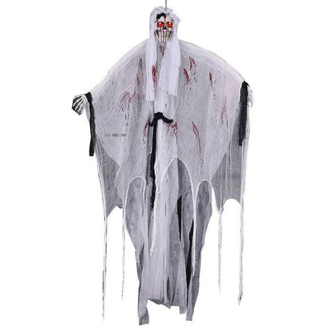 Fantôme suspendu pour halloween - Onwind - 150220 cm crâne effrayant lumière électrique émettant un son convient pour halloween, (1/4)
