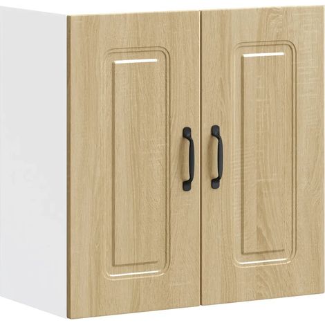 Armario de pared para cocina multiusos 60 x 31 x 60 cm práctico espacio de almacenamiento de madera contrachapada roble sonoma 020049985 (1/5)