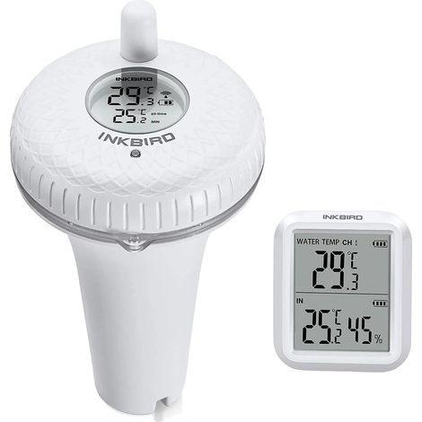 Thermomètre de piscine sans fil, connectivité Bluetooth, plage de température précise (1/2)