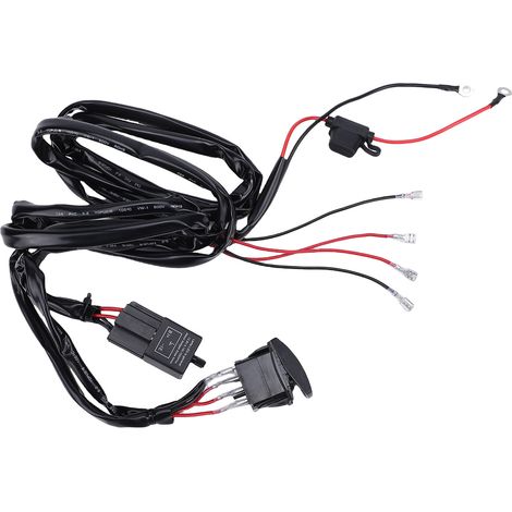 Faisceau de câbles de clignotant UTV avec interrupteur 12V 24V 160W, remplacement pour Polaris RZR Ranger.