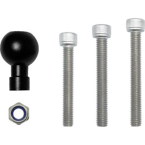 Moto-Handyhalterung mit 1"-Kugelgelenk und M8-Schrauben, universell für Motorrad und Roller (1/5)