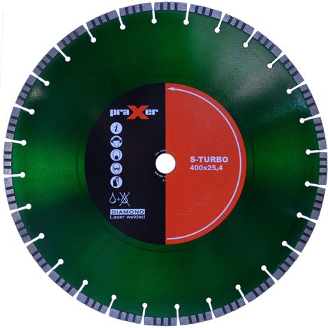 Disco diamantato S-TURBO PRAXER da 400 mm