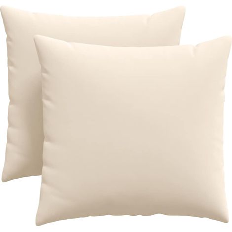 Maison Exclusive - Cuscini da Divano 2 pcs Beige 45 x 45 cm Tessuto