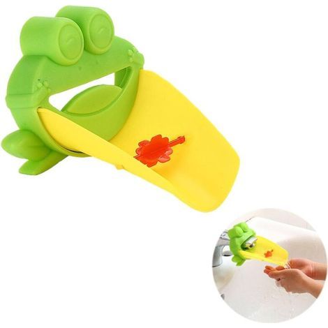 Kindergroße Wasserhahnverlängerung – Kunststoff – Zum Händewaschen – Badezimmer – Küche – Spüle (1/5)