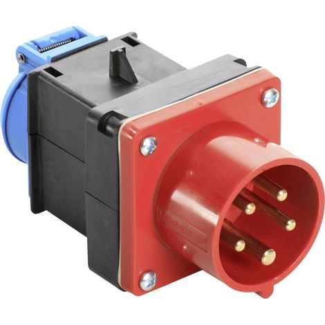 AS-Schwabe 60495 Adaptador eléctrico 400 V IP44 robusto