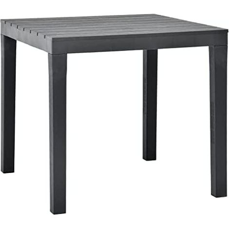 Gartentisch Quadratisch Farbe: Schwarz 78x78x72cm Modell: Bali Ipae Progarden (1/6)