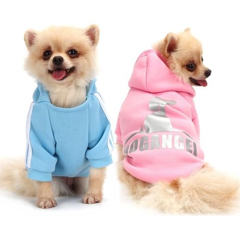 Chihuahua Clothing, Dog Clothes for Chihuahua, Dog Winter Clothing, Small Dog Sweater, Small Dog Coat (Blue, X-Small)