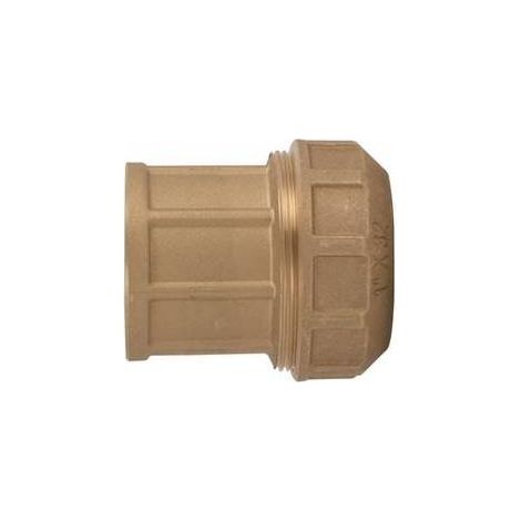 RACCORD DROIT FEMELLE EN LAITON ITAP Dimensions : 3/4" x 25