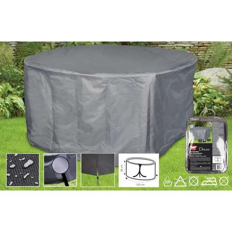 Copertura per Tavolo da Giardino Impermeabile 125x83 cm - Telo Protettivo Esterno (1/2)