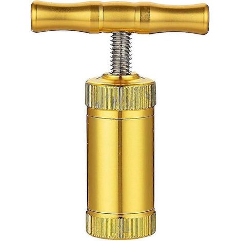 HONORNIC - Presse à tabac portable en métal - Outil de pressage en forme de T, adapté au pressage de la résine et du pollen. (1/5)