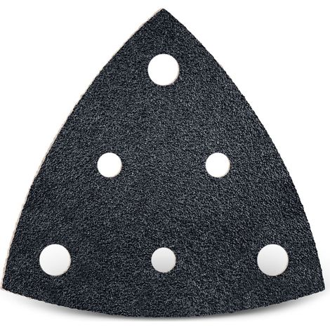 MENZER Black Klett-Schleifblätter, 82 mm, 6-Loch, f. Deltaschleifer, Siliciumcarbid (25 Stk.) K24