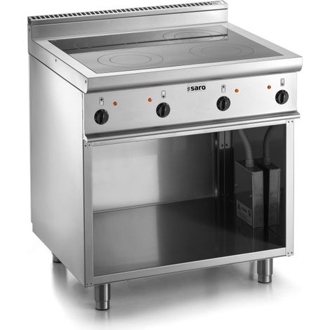 Cuisinière vitrocéramique - 4 zones - 10 kW - E7/CVE4BA - Saro