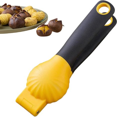 Coupe-châtaignes, casse-noix en acier inoxydable, outil de cuisine multifonctionnel pour fruits secs, ouvre-noix portable (1/5)