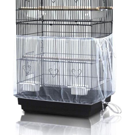 Verstellbare Vogelkäfig Abdeckung Nylonnetz Papageien (1/5)