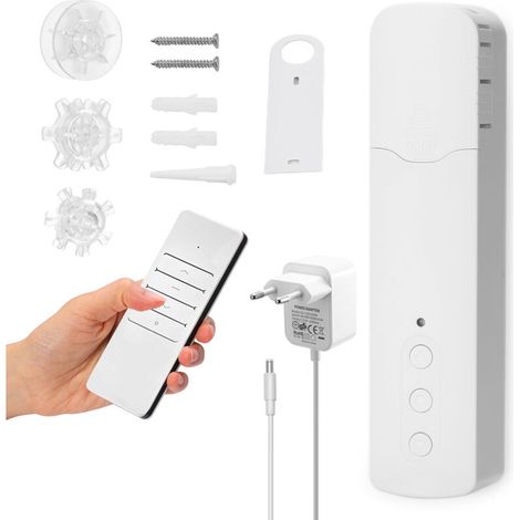 Moteur de rideau intelligent WiFi ultra silencieux, télécommande par application, commande vocale, moteur de rideau électrique pour Tuya
