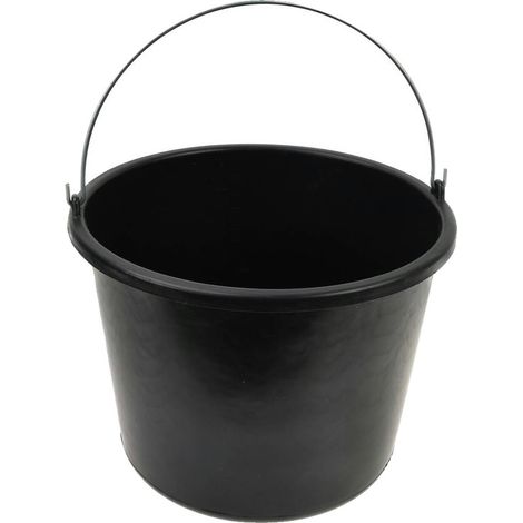 Secchio da cantiere nero da 16 litri (1/5)