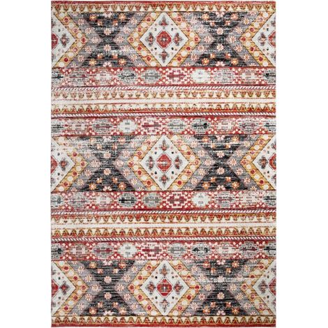 Andiamo In- und Outdoorteppich Bonnie multicolor grau-rot, 160 x 230 cm Outdoor-Teppiche (1/3)