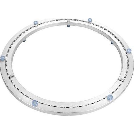 Base rotative en métal pour plateau tournant, 35 cm, rotation à 360° pour charges lourdes, roulements robustes (1/4)