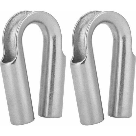 Stainless steel cable lug for 8mm cable (1/4)