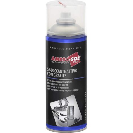 Sbloccante Attivo con Grafite Ambro-Col Spray Elevato Potere Penetrante da 400ml (1/5)