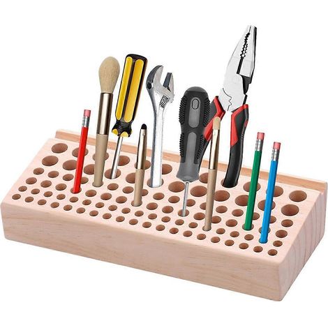 Porte-outils pour le travail du cuir à 98 trous, porte-outils pour le travail du cuir (1/5)