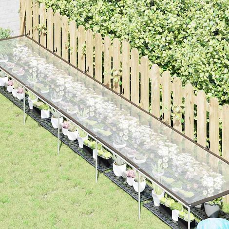 Housse de protection plantes avec œillets 1x6 m polyéthylène (1/5)