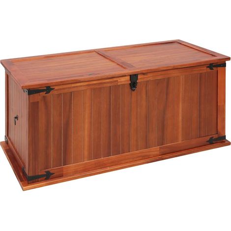 Maison Exclusive - Cassapanca 79x34x32 cm in Legno Massello di Acacia (1/5)