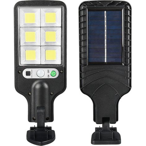 Applique murale solaire LED extérieure avec détecteur de mouvement, étanche, pour jardin, terrasse, porte de garage, éclairage de sécurité et public (1/5)