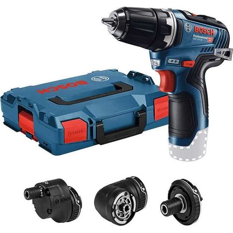 Bosch Professional – Perceuse-visseuse sans fil 12V – Moteur sans balais – Couple 35Nm – Système FlexiClick pour accessoires – Capacité perçage bois 32mm - 12V-35