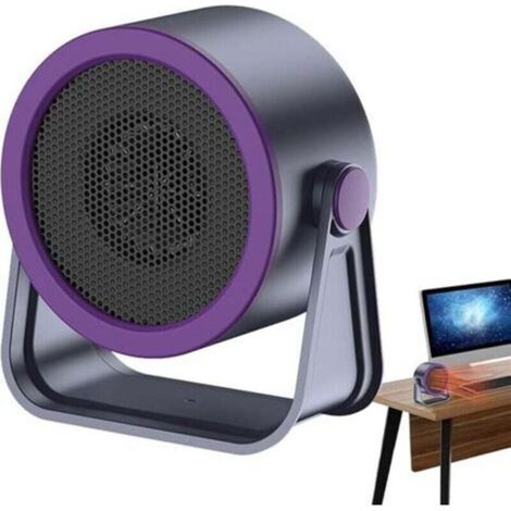 Chauffage Petite Pièce Petit Chauffage De Bureau Silencieux Petit Chauffage Electrique Portable Chauffage D'appoint Rechargeable Avec 2 Réglages De Température, Chauffage Personnel (1/4)