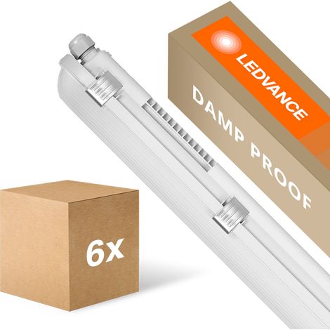 Lot 6x Ledvance Réglette LED Étanche Imperméable 32W 4400lm - 840